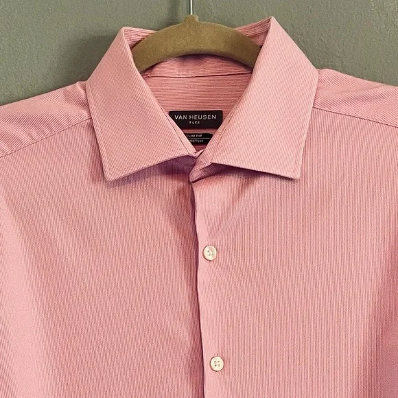 Van Heusen | Shirts | Van Heusen Pink Dress Shirt | Poshmark